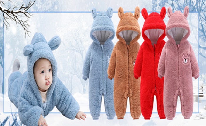 Dress Your Little One in Style with the Bear Design Long Sleeve Baby Jumpsuit from thesparkshop.in